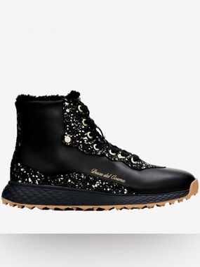 NEW DUCA DEL COSMA Black Sonesta Women's Spikeless Golf Shoes SZ 7.5 RETAIL $259